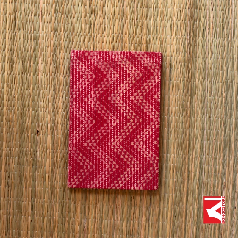 Red Zigzag Rectangle Notebook