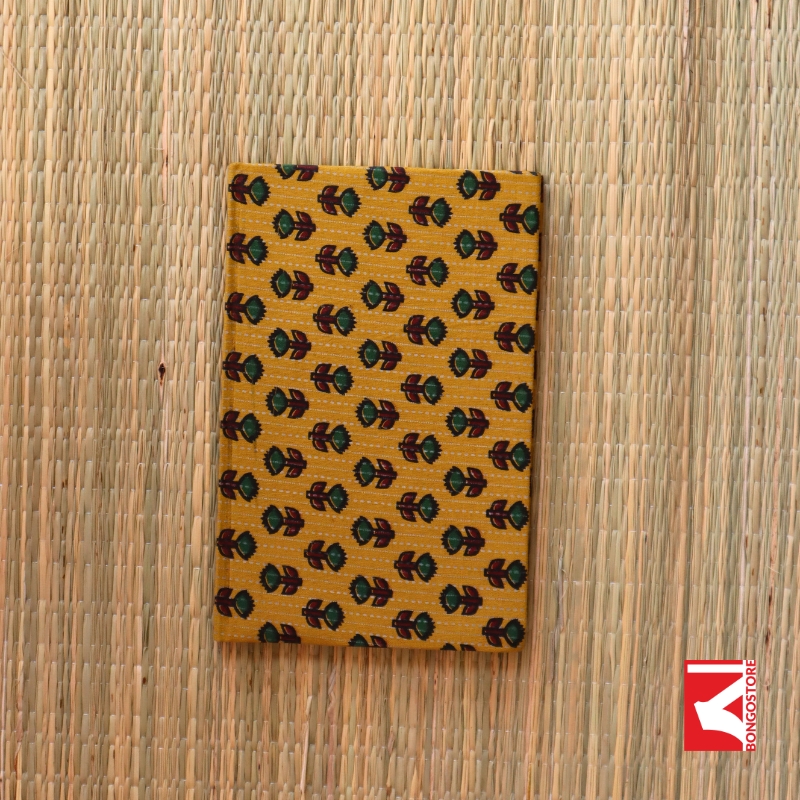 Yellow Floral Rectangle Notebook